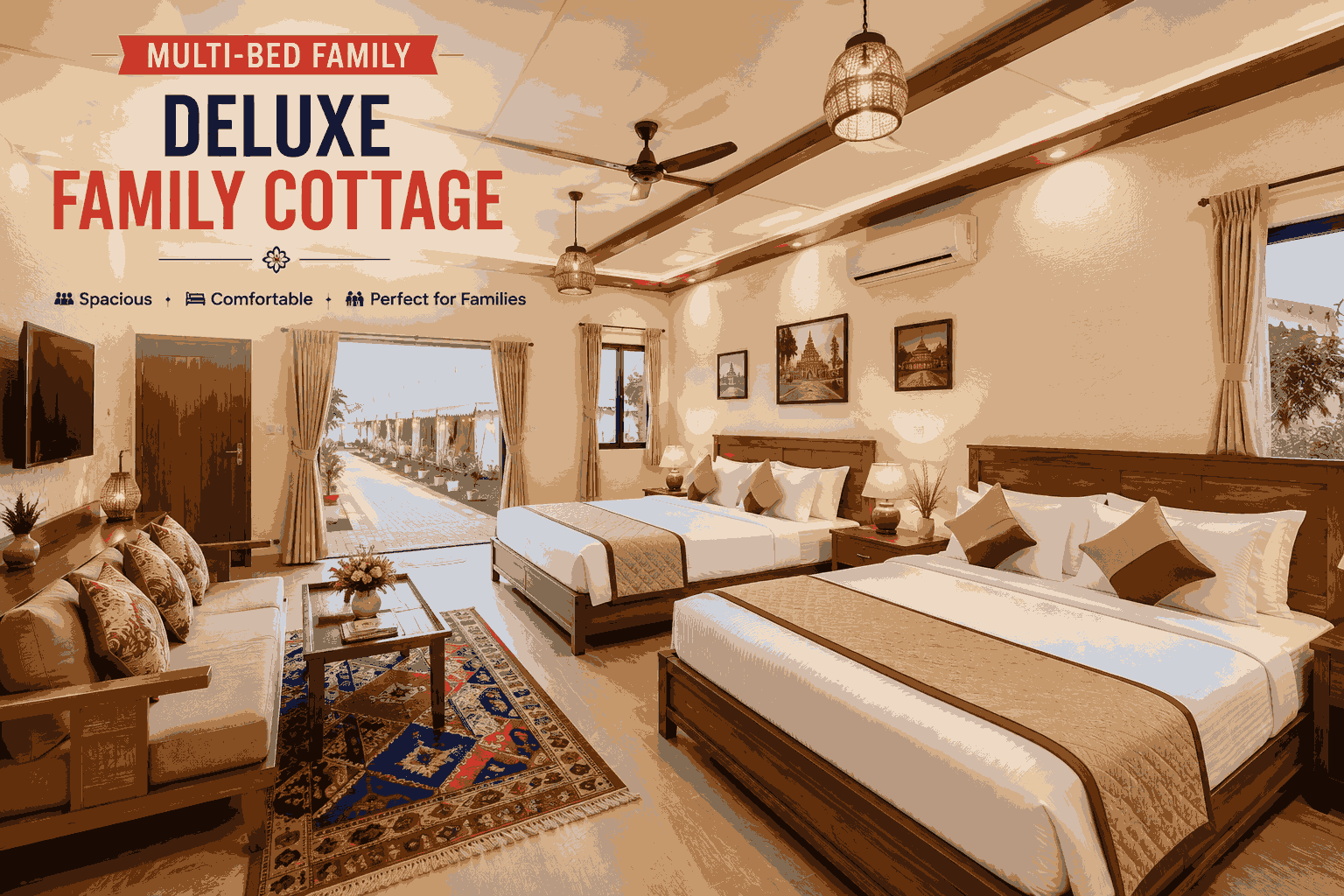 Deluxe Family Cottage Budget Stay for Kumbh Mela Visitors